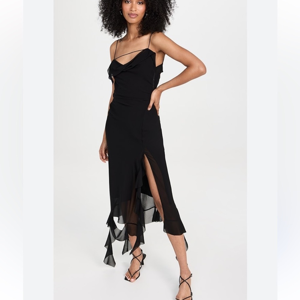 Acne Studios Black Ruffle